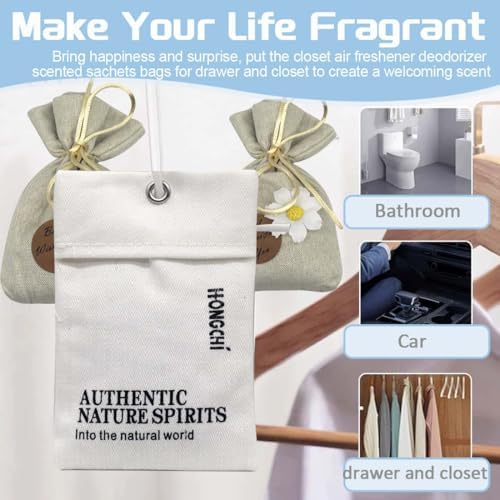6-Pack Scented Sachets Set - English Pear Freesia Lavender