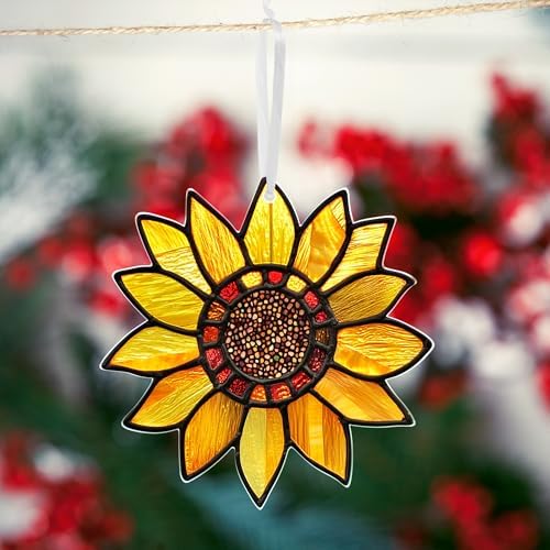 Sunflower Christmas Ornaments 2025 for Tree Decorations