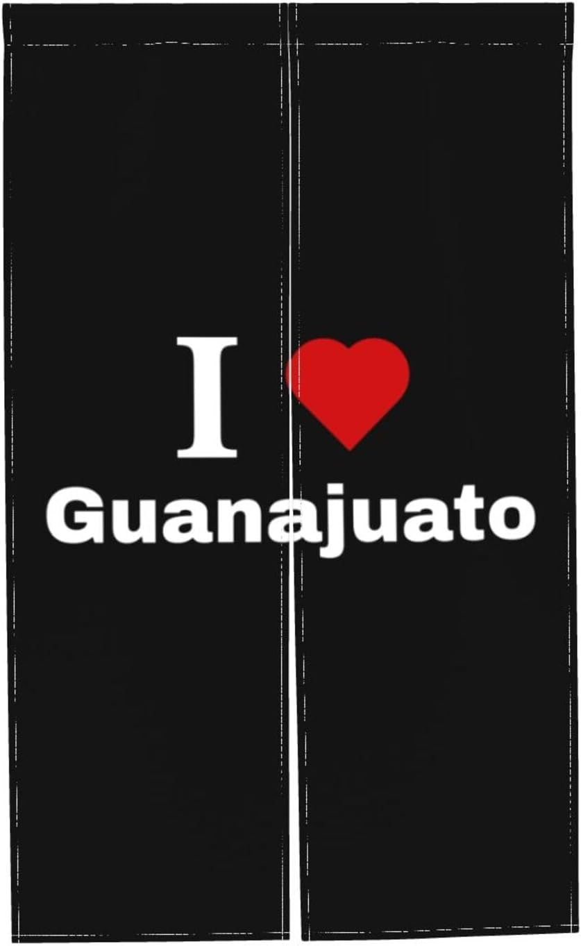 I Love Guanajuato Blackout Curtains 34x56in Door Partition Shade
