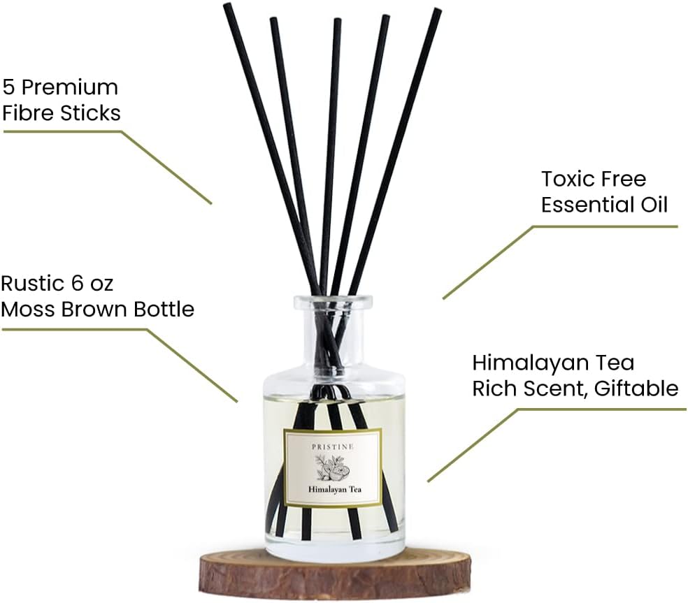 PRISTINE Himalayan Tea Scent Reed Diffuser Set