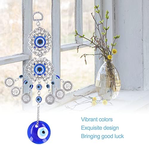 Blue Evil Eye Hanging Ornament for Good Luck