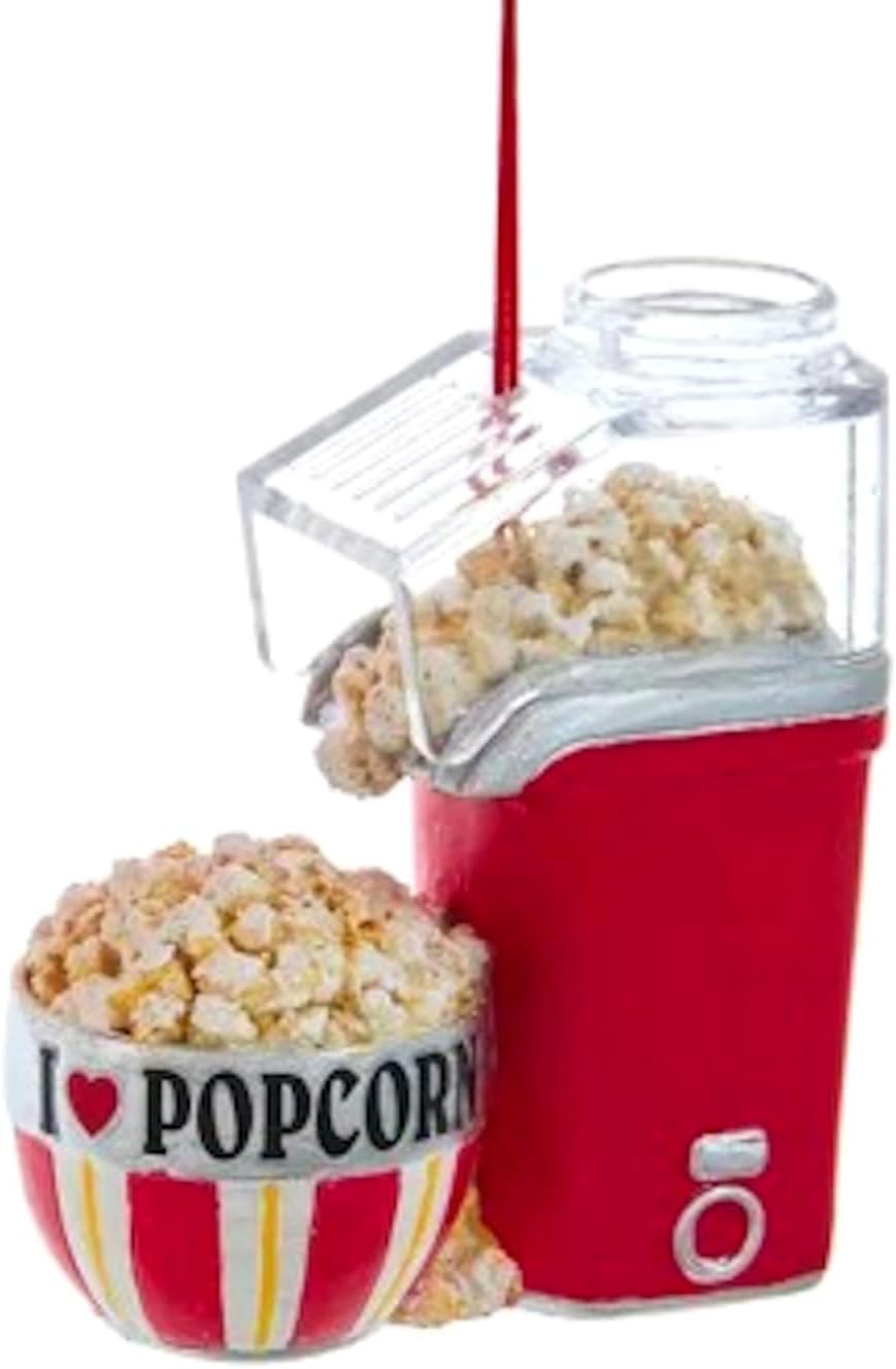 The Bridge Collection Popcorn Popper Ornaments Set of 2