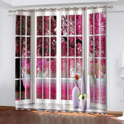 Homxi Blackout Curtain Panels Set of 2
