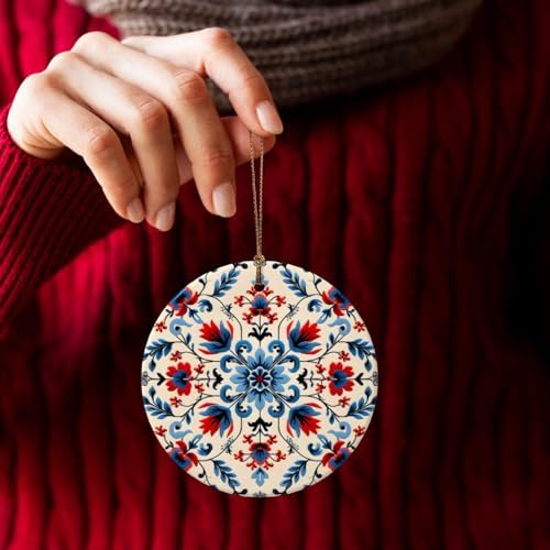 DXTKWL Christmas Ceramic Pendant Decorations