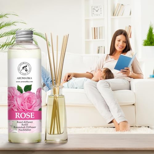 Rose Reed Diffuser Refill - 200ml Natural Fragrance