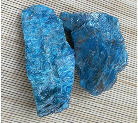 Blue Apatite Healing Crystal Rough Stone 1 Piece