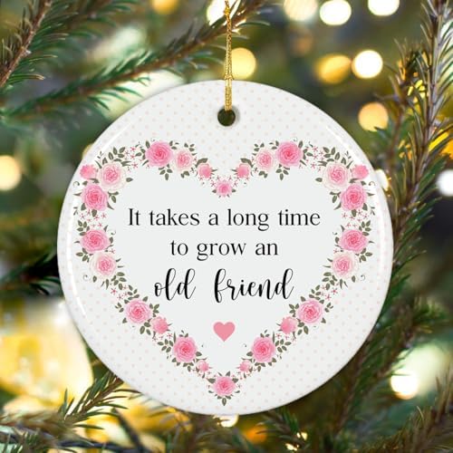 NewEleven Friendship Ornament for Women BFF Gift