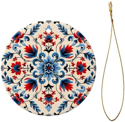 DXTKWL Christmas Ceramic Pendant Decorations