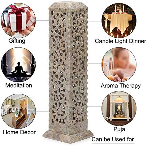 Carry Me Handmade Marble Soapstone Incense Holder