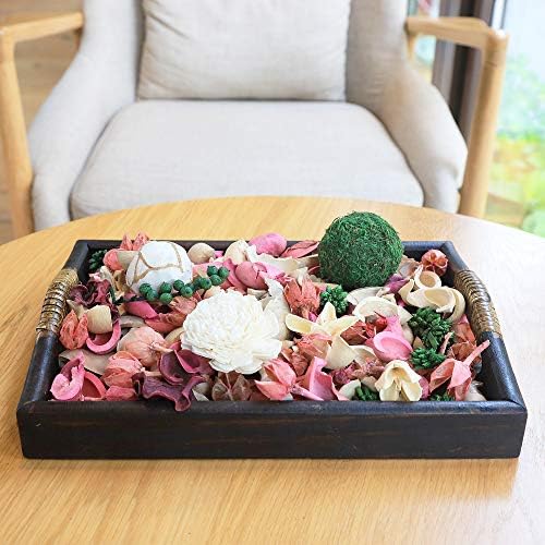 Qingbei Rina Rose Scented Potpourri Filler 14 Oz Blush Pink
