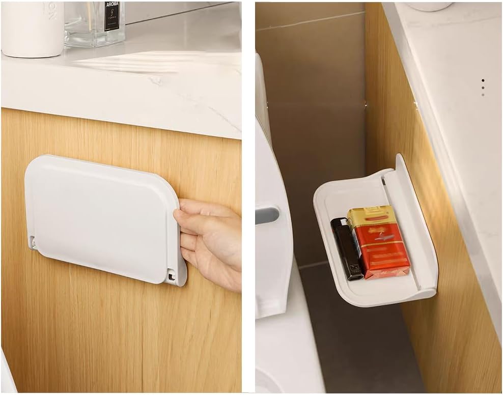 Foldable Wall Storage Holder 7 Inches 2 Pieces