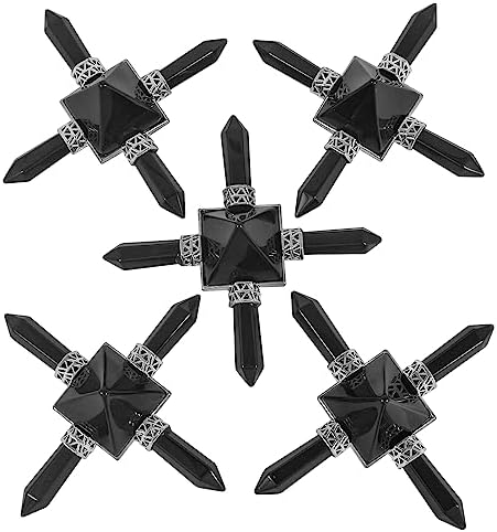 Loveliome Black Agate Pyramid Energy Generator