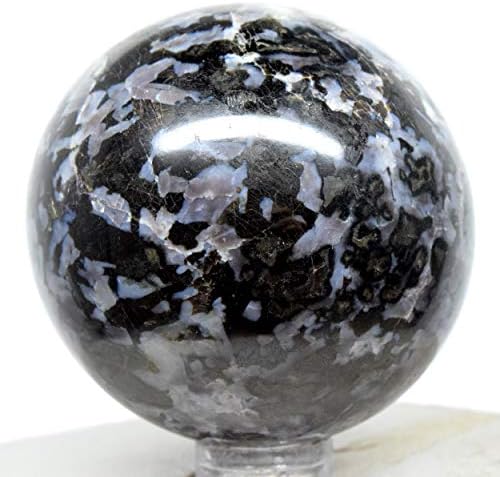 2 Inch Indigo Gabbro Sphere with Stand