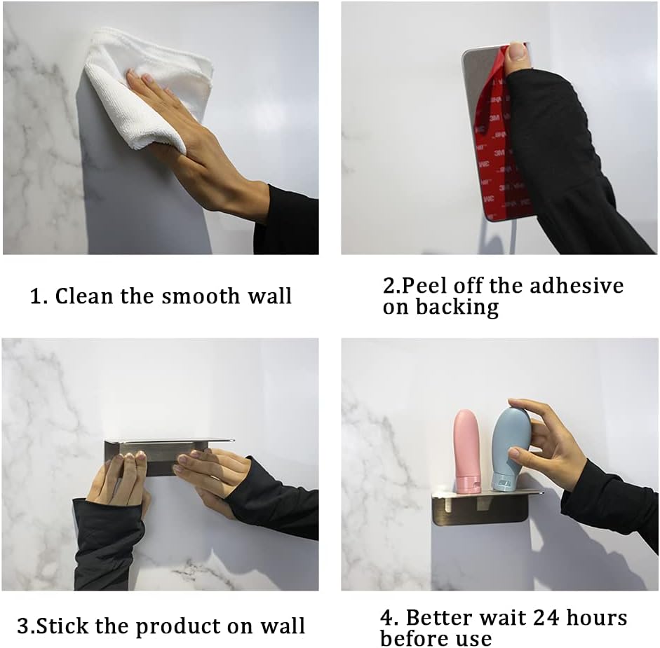 Self Adhesive Floating Shelves 55 Inch No Drill