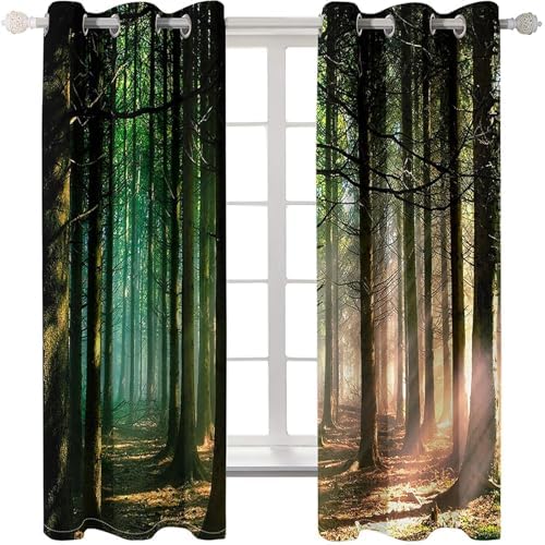 Homxi Blackout Thermal Curtains 2 Panels Set