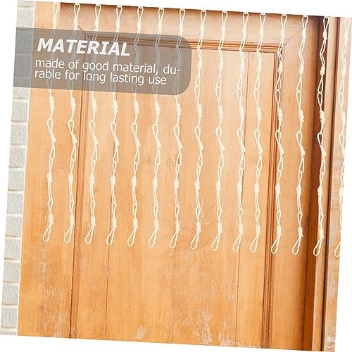 PRETYZOOM Curtains Divider Fringe 10pcs Doorway Decorative Panel