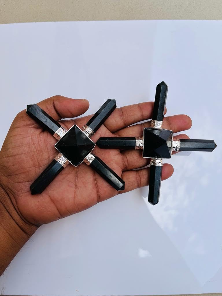 Black Tourmaline Energy Generator Crystal Healing Stone