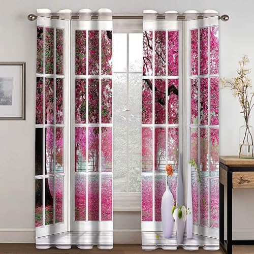 Homxi Blackout Curtain Panels Set of 2