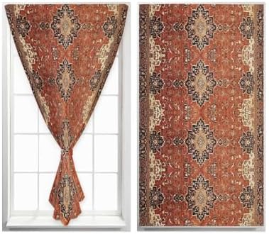 Yomandocix Southwest Self Adhesive Curtains 35x63 Inches 1