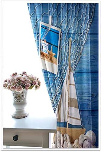 Blue Grommet Curtains 84 Wx84 H Set of 2