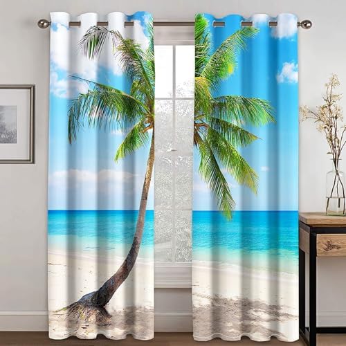 Homxi Dining Room Blackout Curtains 2 Panels