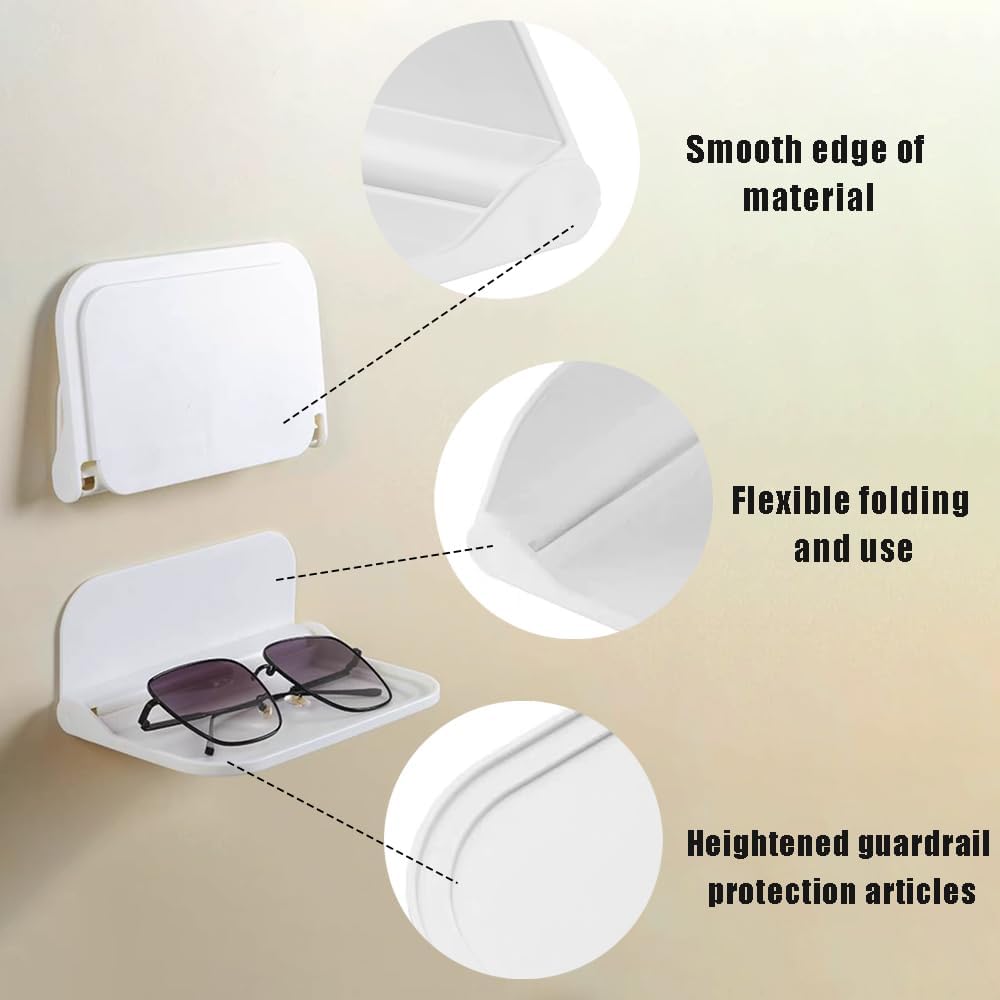 Foldable Wall Storage Holder 7 Inches 2 Pieces