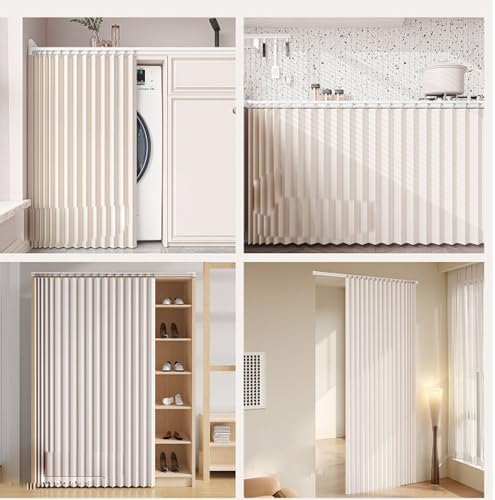 Privacy Cabinet Curtain with Accordion Pleats 150x250cm