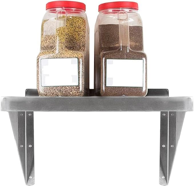 Express KitchQuip Stainless Steel Wall Shelf