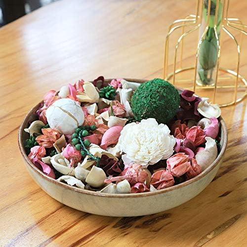 Qingbei Rina Rose Scented Potpourri Filler 14 Oz Blush Pink