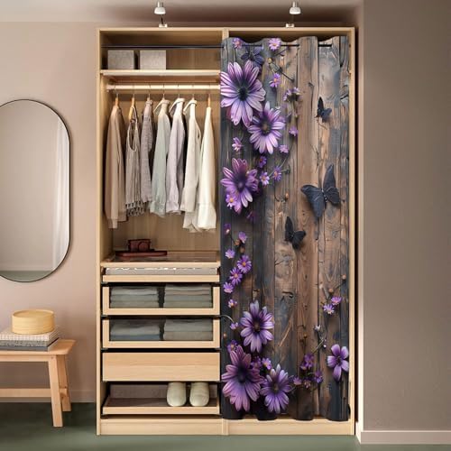 Lavender Door Curtain with Grommets 42x80 Inch