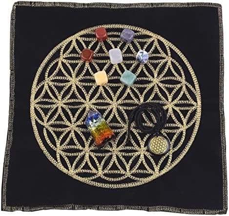 Rockcloud Healing Stone Totem Energy Mat Meditation Kit for Beginners