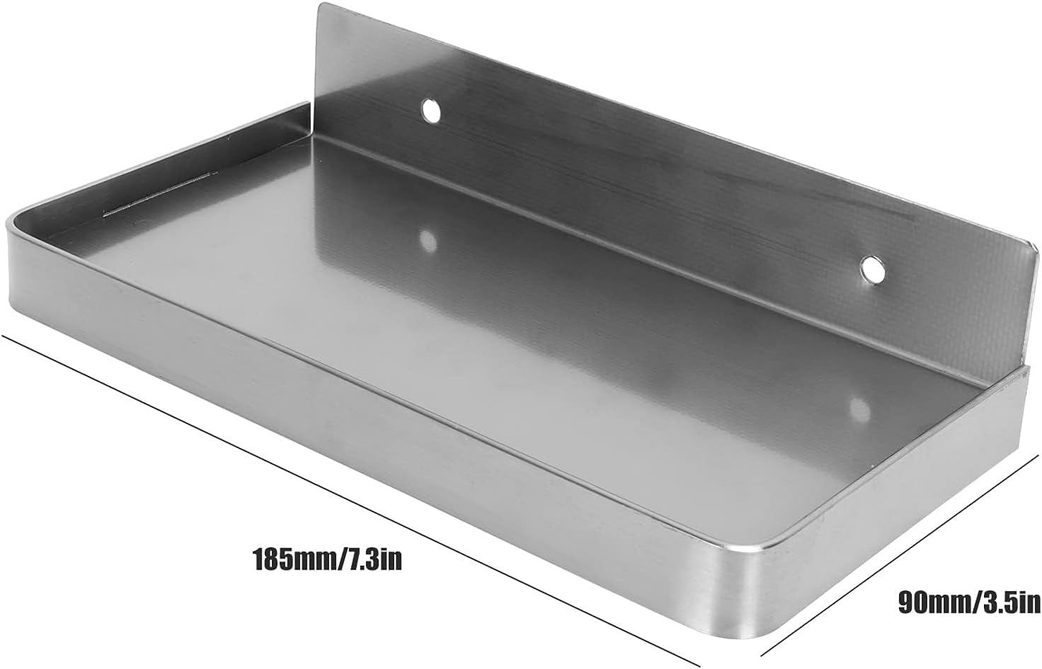 Floating Wall Shelf Phone Holder for Bathroom