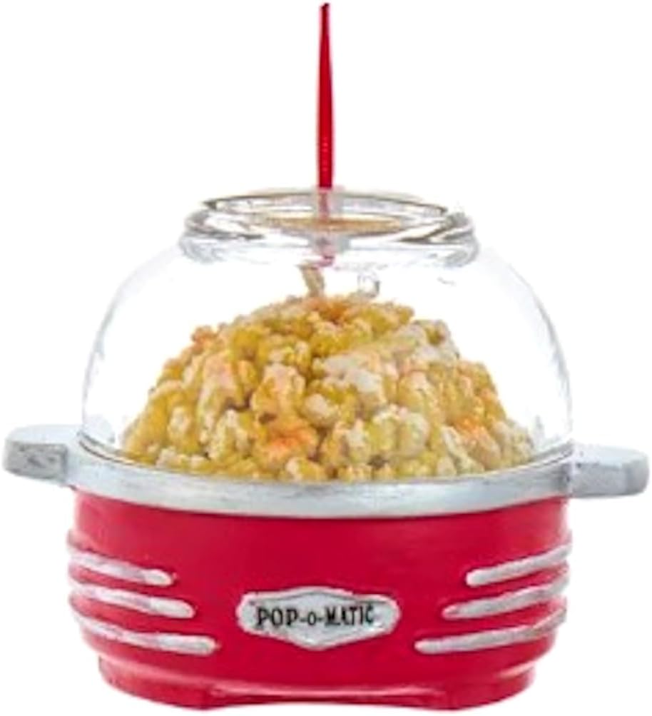 The Bridge Collection Popcorn Popper Ornaments Set of 2