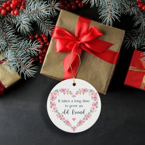 NewEleven Friendship Ornament for Women BFF Gift