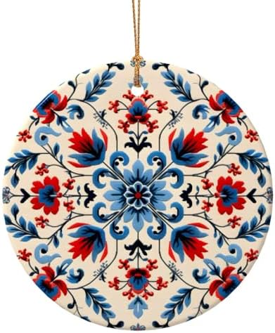 DXTKWL Christmas Ceramic Pendant Decorations