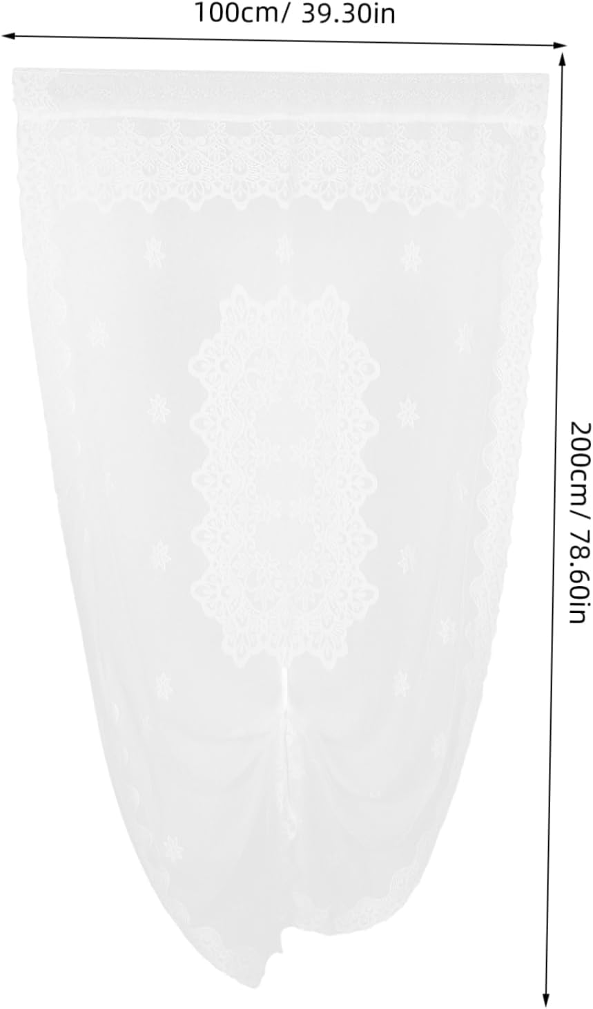 Ciieeo Decorative Sheer Curtain for Doorway and Windows
