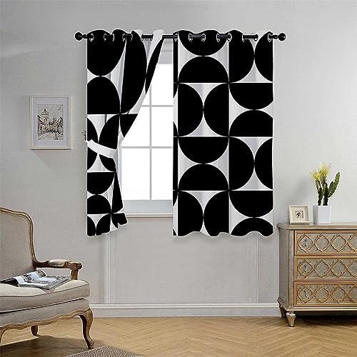 YANFENQI Block Out Curtains 2 Panels Grommet Blackout