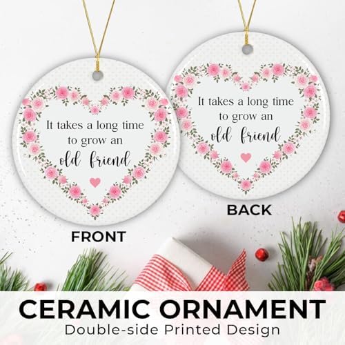 NewEleven Friendship Ornament for Women BFF Gift