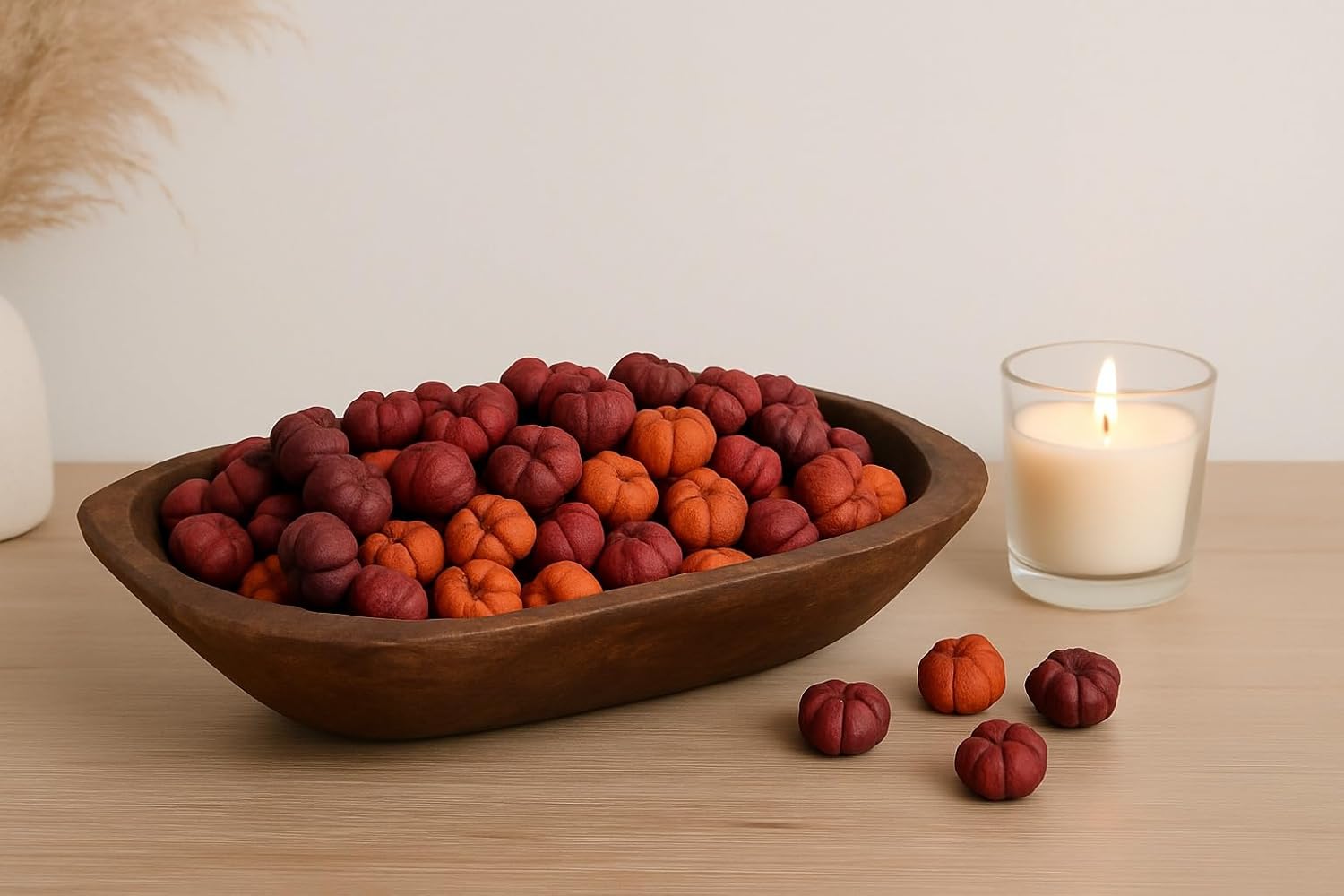 Putka Pods Mini Dried Pumpkin for Fall Decor