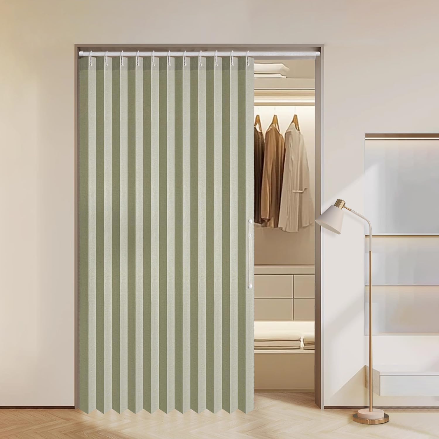 MIULEE Magnetic Door Curtains with Folding Design