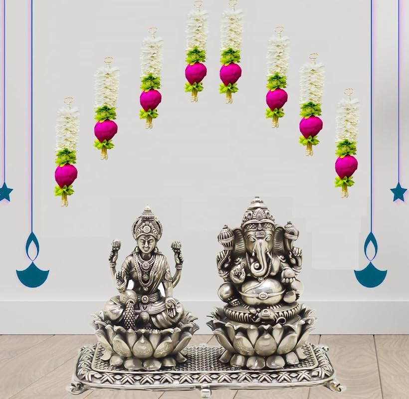 Lotus Hanging 8Pcs - 10 Inch Floral Wall Decor