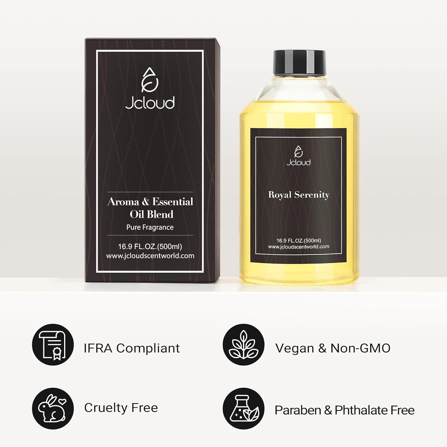 JCLOUD Hotel Diffuser Oil - 500mL Luxury Scent Refill