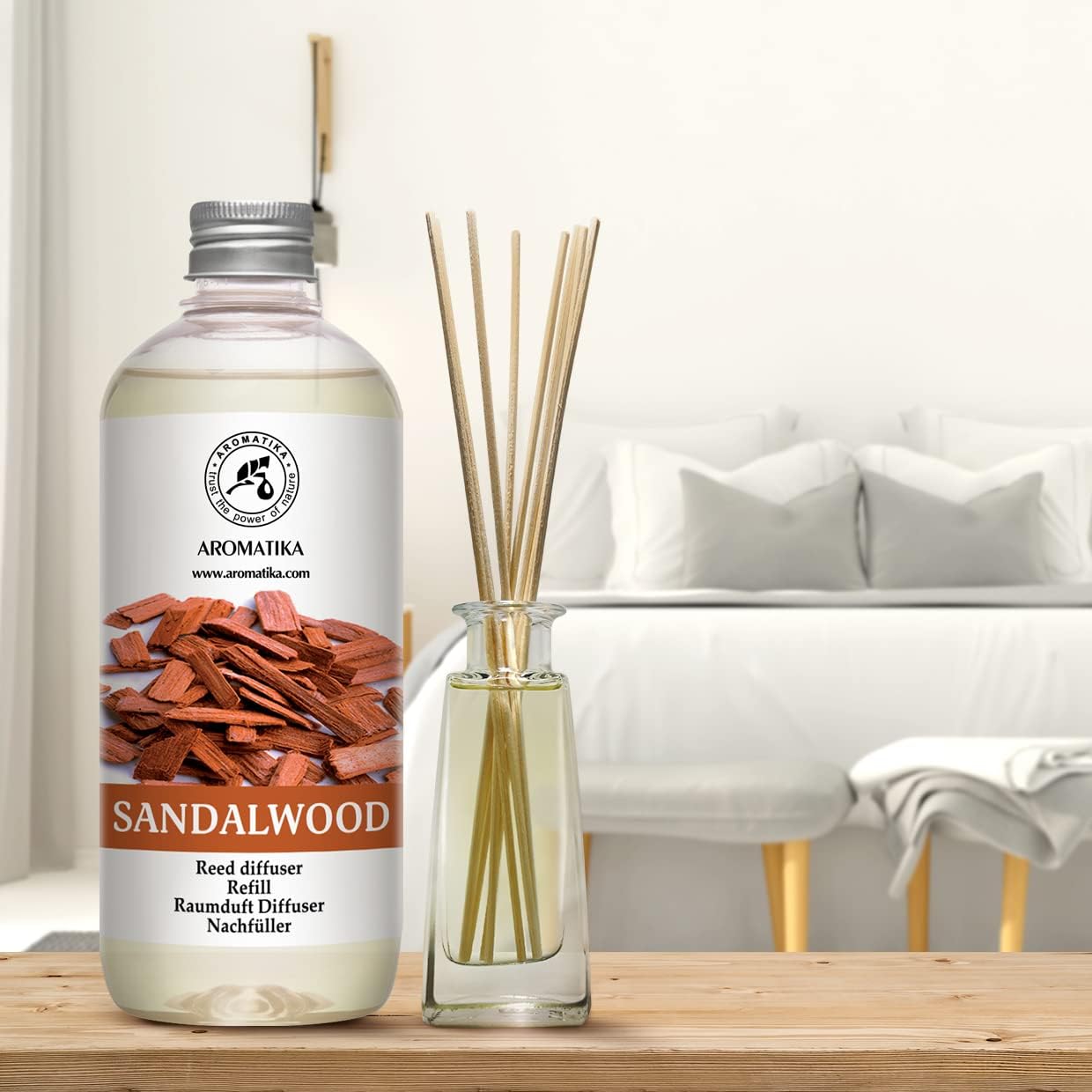 Sandalwood Reed Diffuser Refill 17 Fl Oz