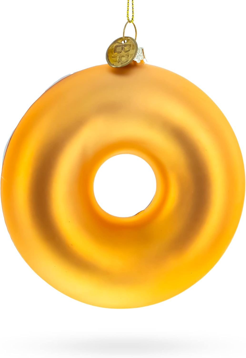 Doughnut Delight Blown Glass Christmas Ornament 1