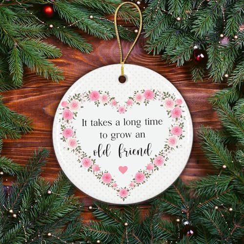 NewEleven Friendship Ornament for Women BFF Gift