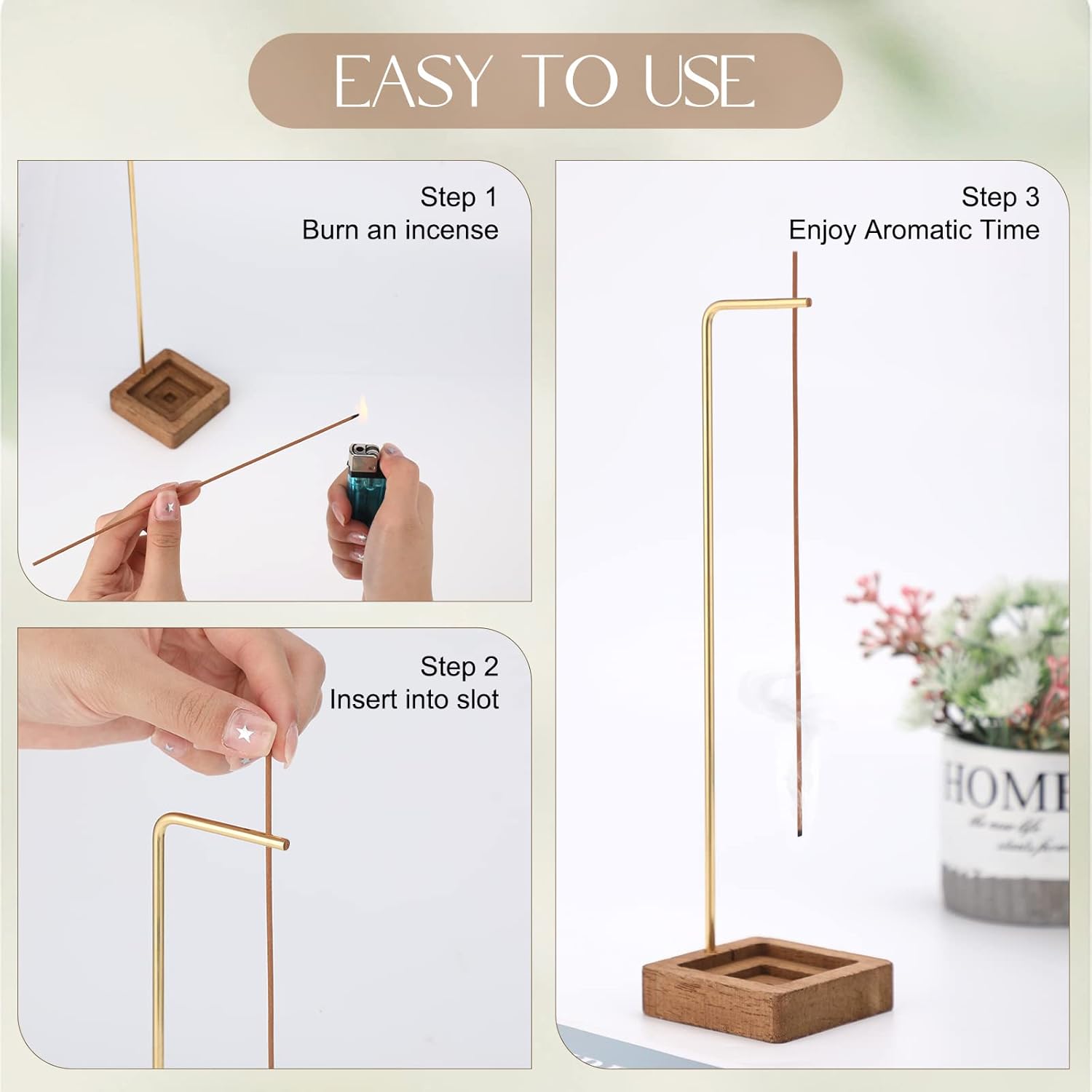 Treela 2 Sets Incense Holder for Sticks