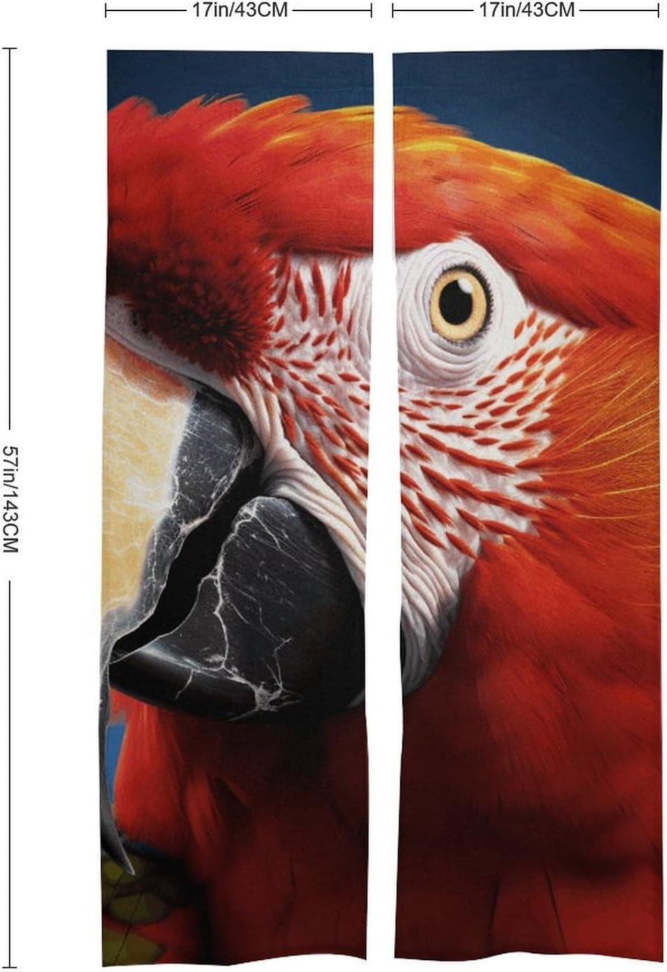 Japanese Noren Animal Door Curtain 34x57 Partition Drape