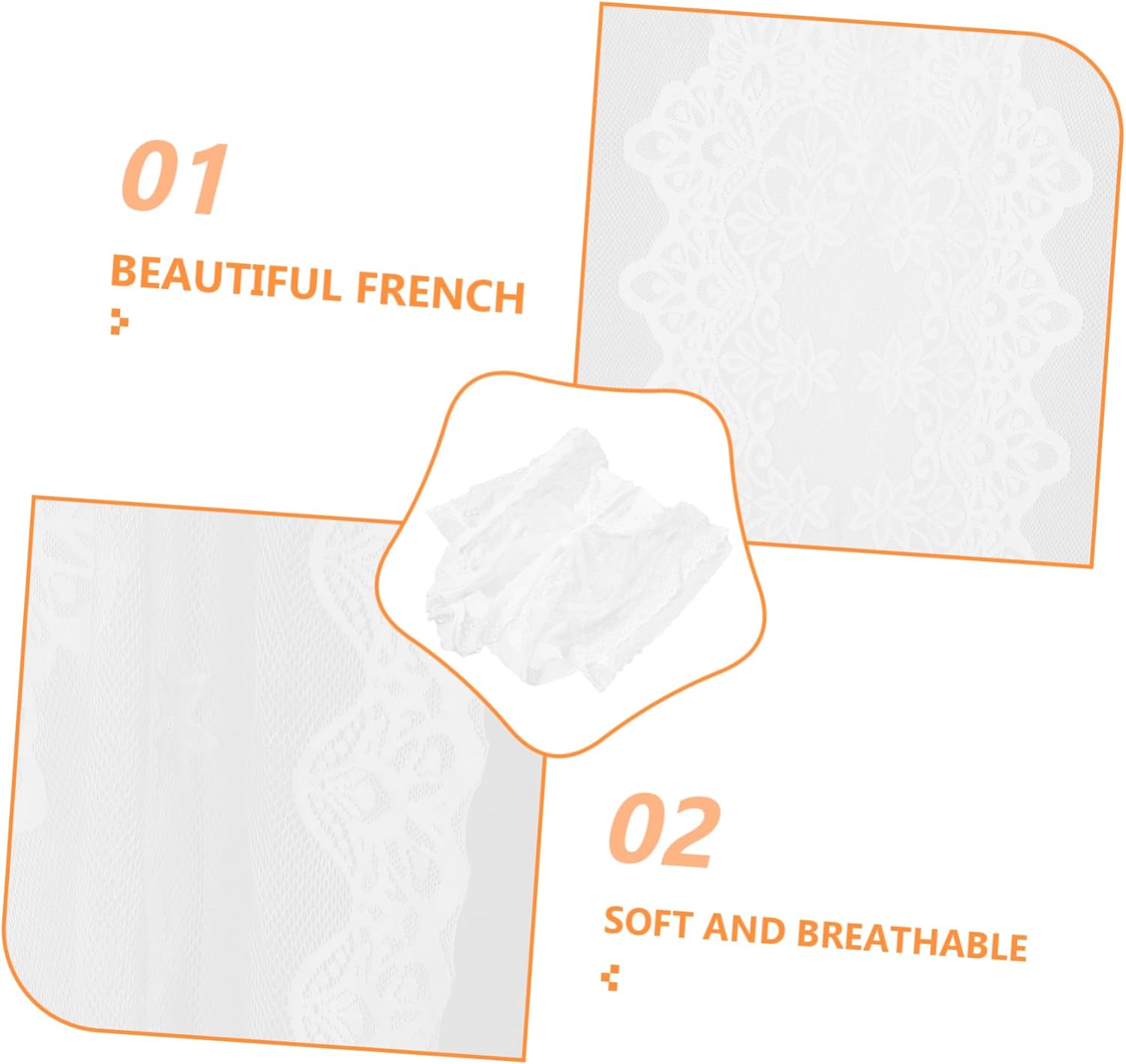 Ciieeo Decorative Sheer Curtain for Doorway and Windows