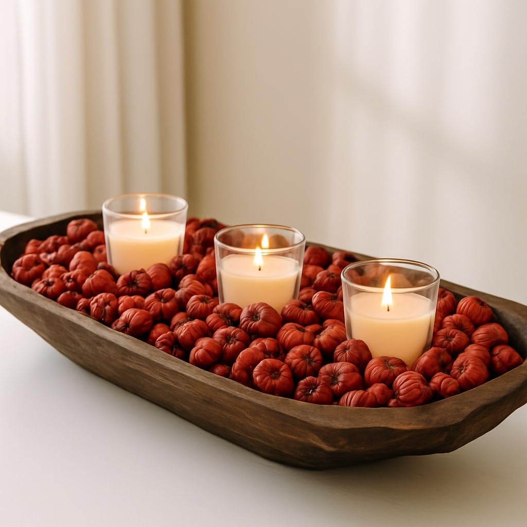 Putka Pods Mini Dried Pumpkin for Fall Decor