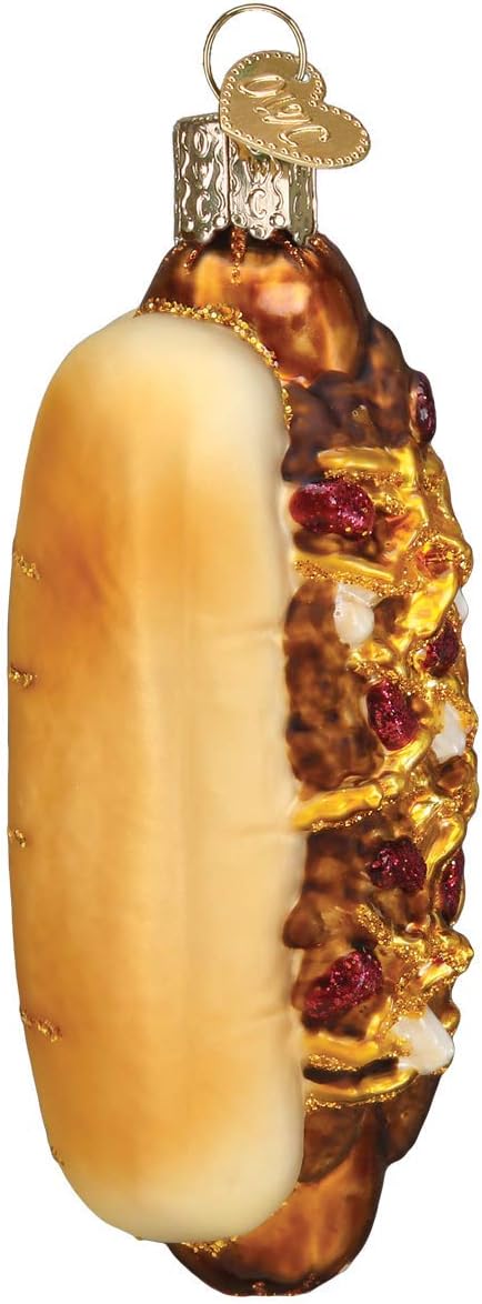 Chili Cheese Dog Ornament Christmas Decoration